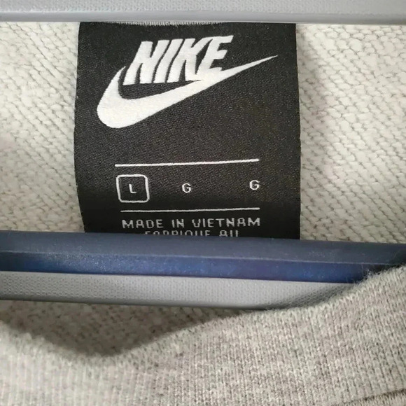 Nike Women's Plus Size Sportswear Fleece Crewneck Sweatshirt Gray Size  L - Picture 6 of 7